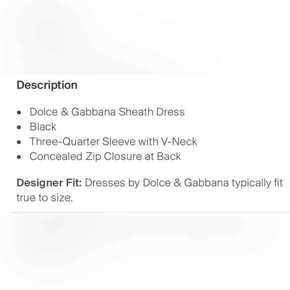 Dolce & Gabbana black silk sheath dress size 42 IT 4-6 US - Picture 11 of 12